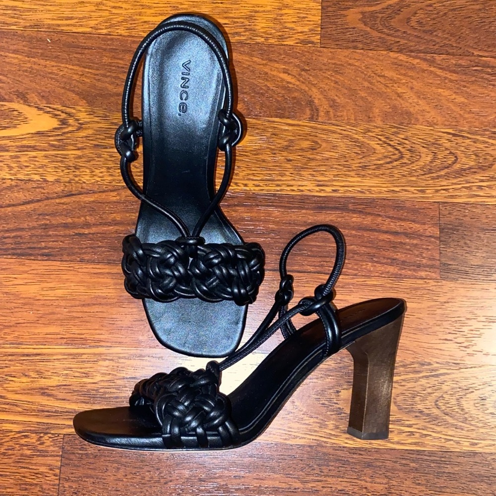 Vince black heels